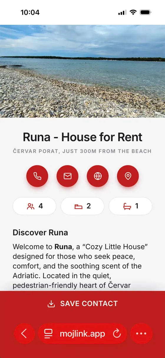 Javna stranica apartmana