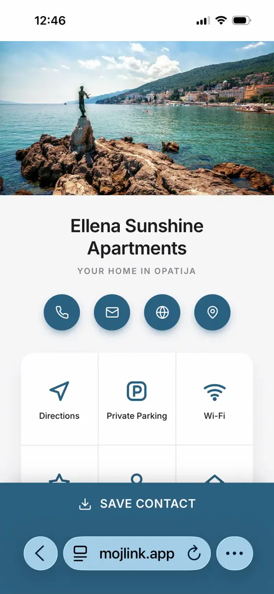 Primjer – Ellena Sunshine Apartments